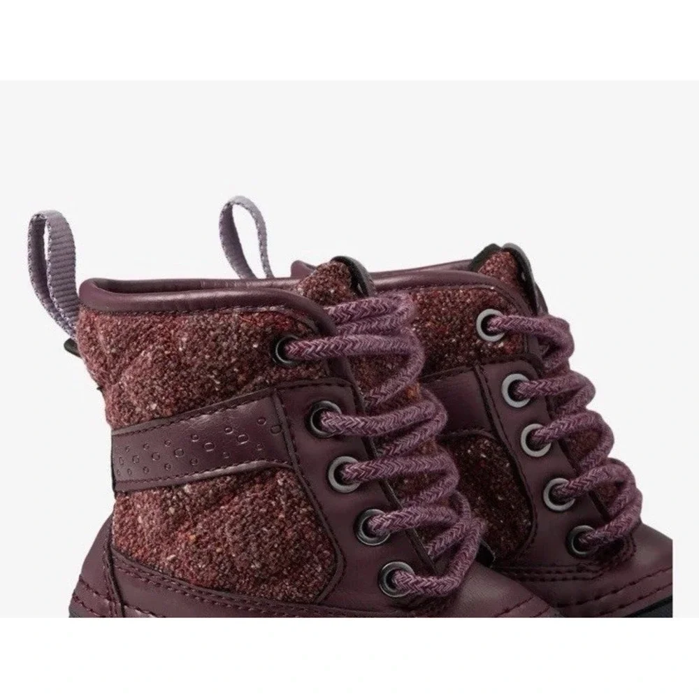 Kamik Sierra Mid Girls (Unisex) Kids Boots - Burgundy Size 3 Snow Boot NEW Shoes